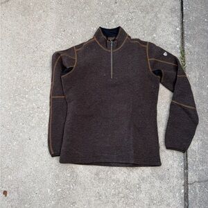 Kuhl Dark Brown Zip-Up Sweater